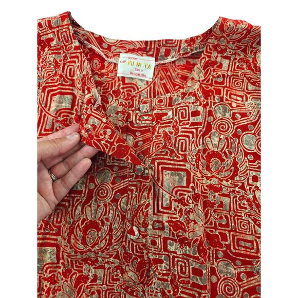 Yu Ni Ta | Indonesian Batik Caftan | Size OS - Picture 3 of 5